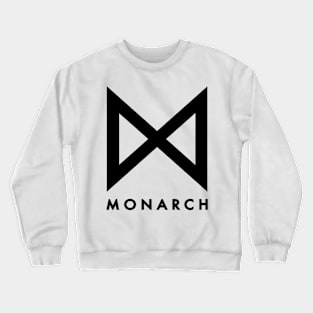 legacy of monster monarch black and white logo Crewneck Sweatshirt